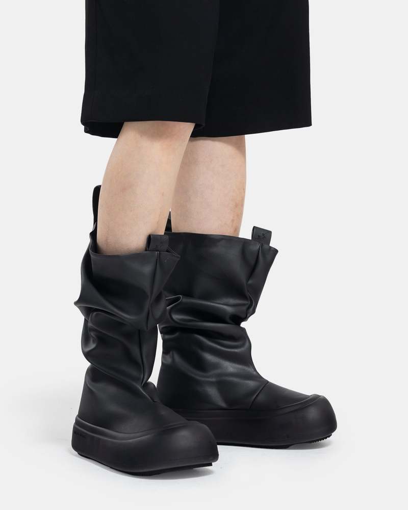 【関税込み】YUME YUME ブラック Low Fisherman ブーツ Yume Yume Low Fisherman Boot - Black | Garmentory