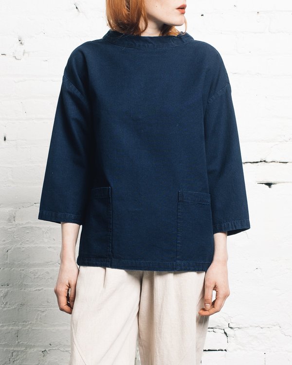 YMC You Must Create Tove Top - Indigo YMC You Must Create Tove Top - Indigo