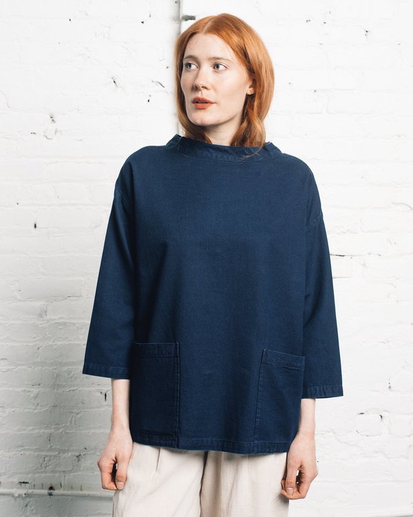 YMC You Must Create Tove Top - Indigo YMC You Must Create Tove Top - Indigo