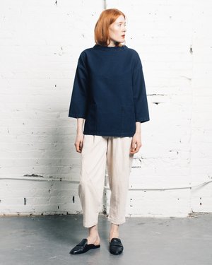 YMC You Must Create Tove Top - Indigo YMC You Must Create Tove Top - Indigo