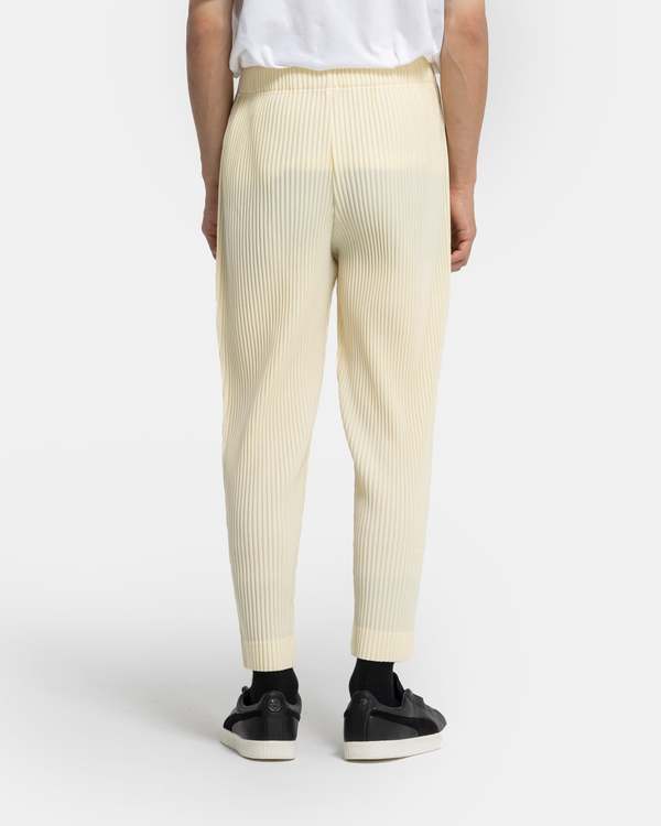 HOMME PLISSE ISSEY MIYAKE MC July Pants - Light Yellow | Garmentory