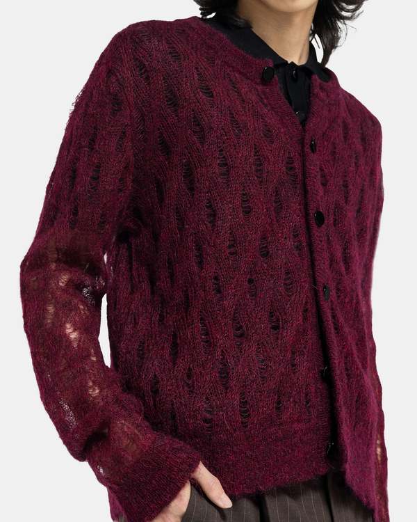 【ERNEST W. BAKER】 MOHAIR CARDIGAN Ernest-W--Baker-Mohair-Open-