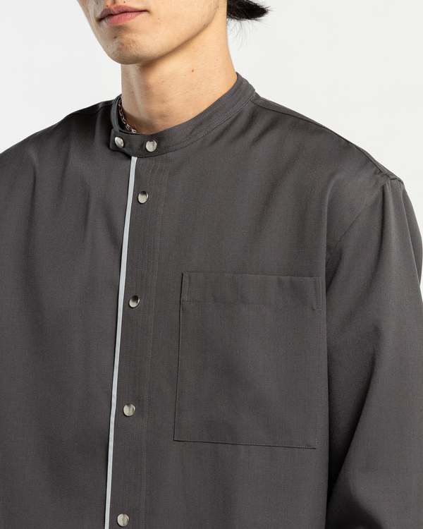 OAMC Muir Shirt - Dark Grey | Garmentory