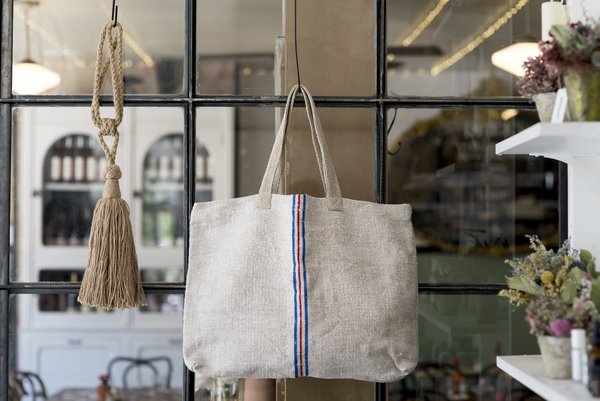 patriae Striped Tote Bag patriae Striped Tote Bag
