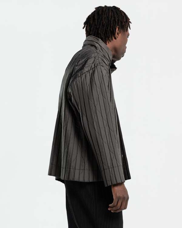 【最安値】HOMME PLISSÉ ISSEY MIYAKE COAT HOMME PLISSE ISSEY MIYAKE Padded Pleated Coat - Khaki Green