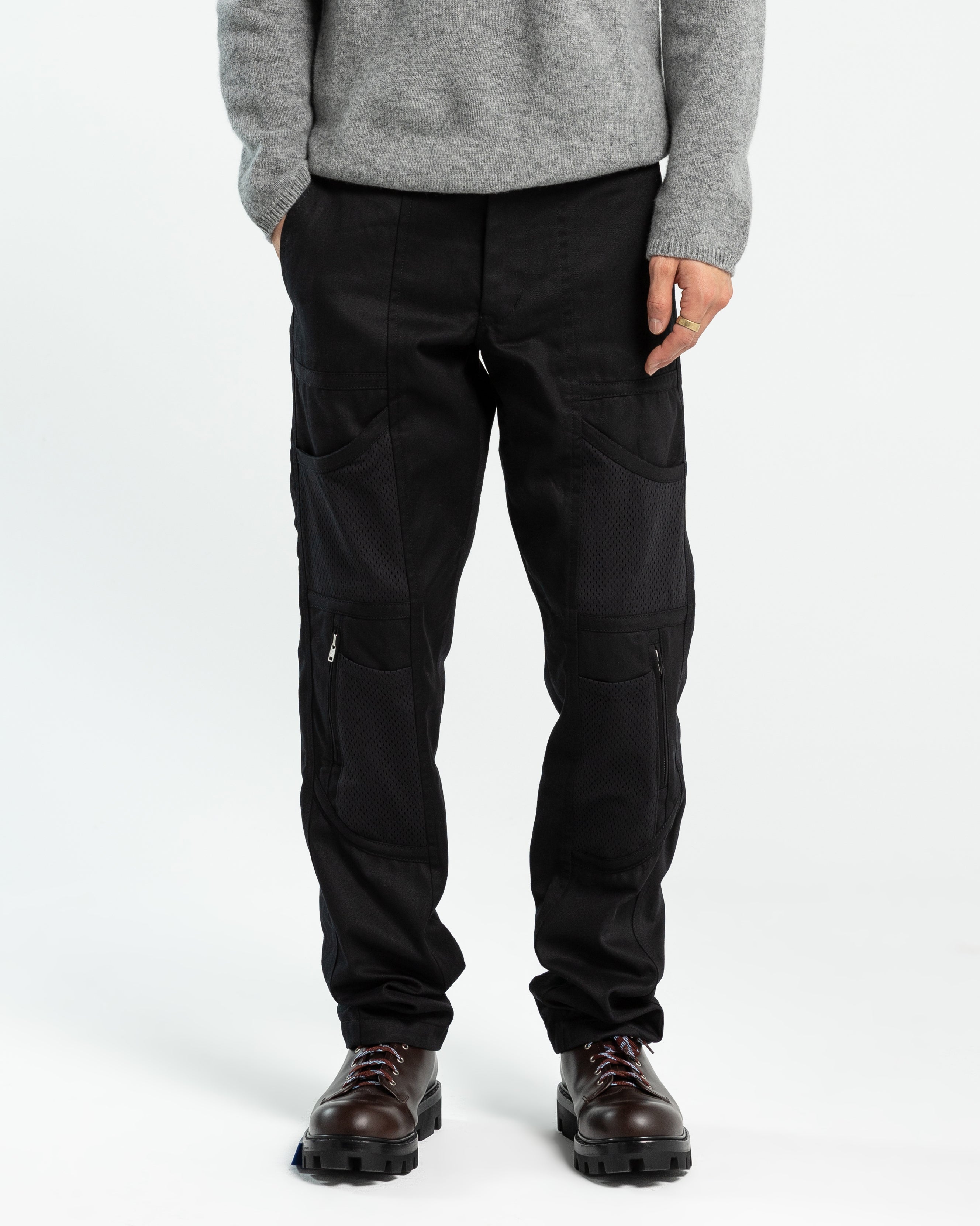 Comme des Garçons Paneled Cargo Pants - Black | Garmentory