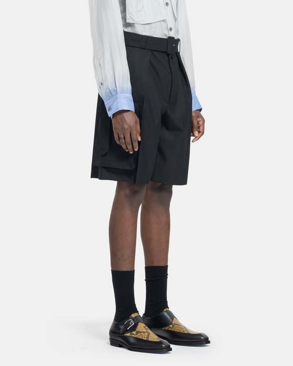 Dries Van Noten Piers Bis Shorts - Black | Garmentory