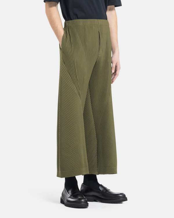 HOMME PLISSE ISSEY MIYAKE Pleats Bottoms 2 - Moss Khaki | Garmentory