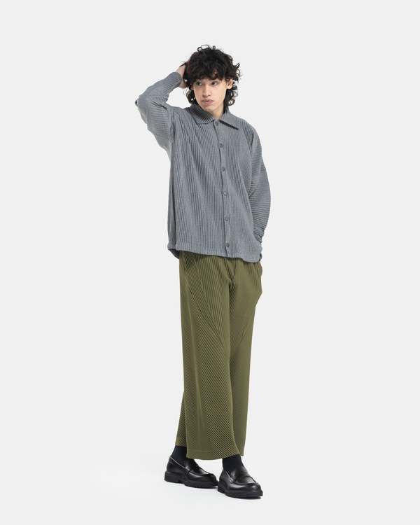 HOMME PLISSE ISSEY MIYAKE Pleats Bottoms 2 - Moss Khaki | Garmentory