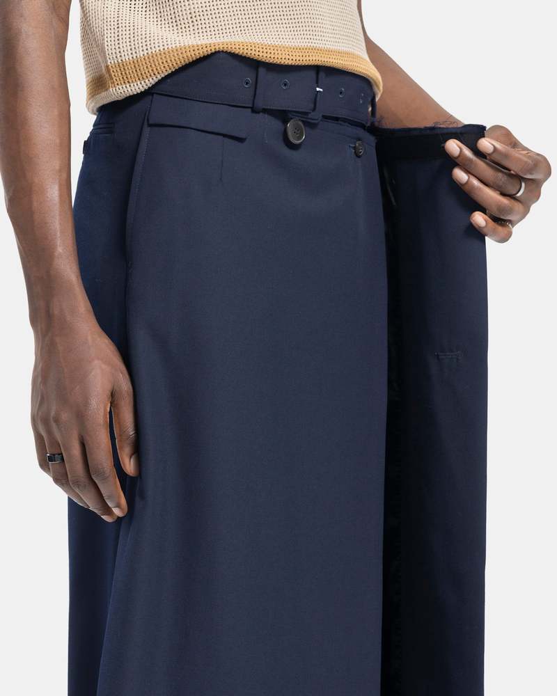 Dries Van Noten Priffith Pants - Navy | Garmentory