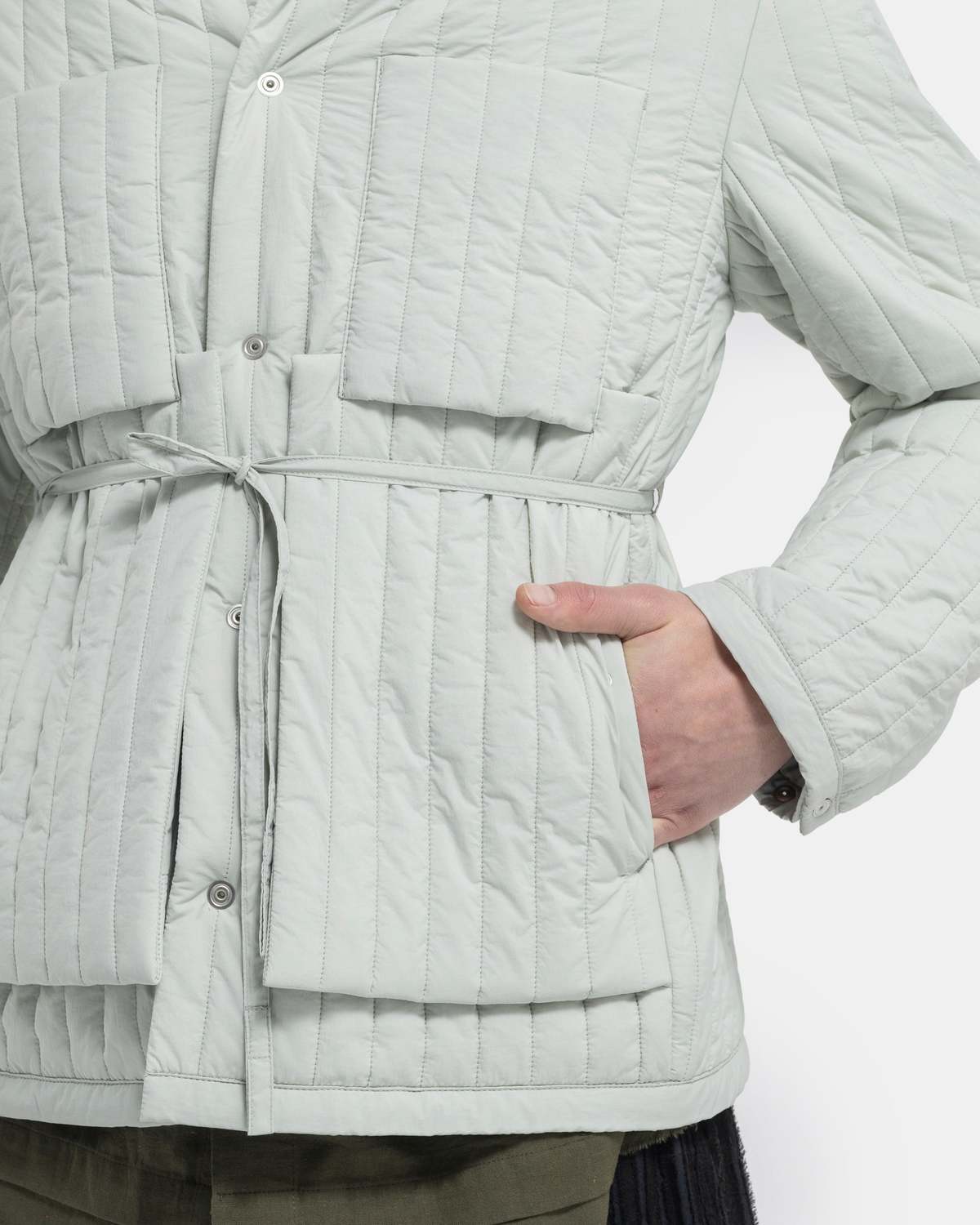 CRAIG GREEN Quilted Worker Jacket - Chalk | Garmentory