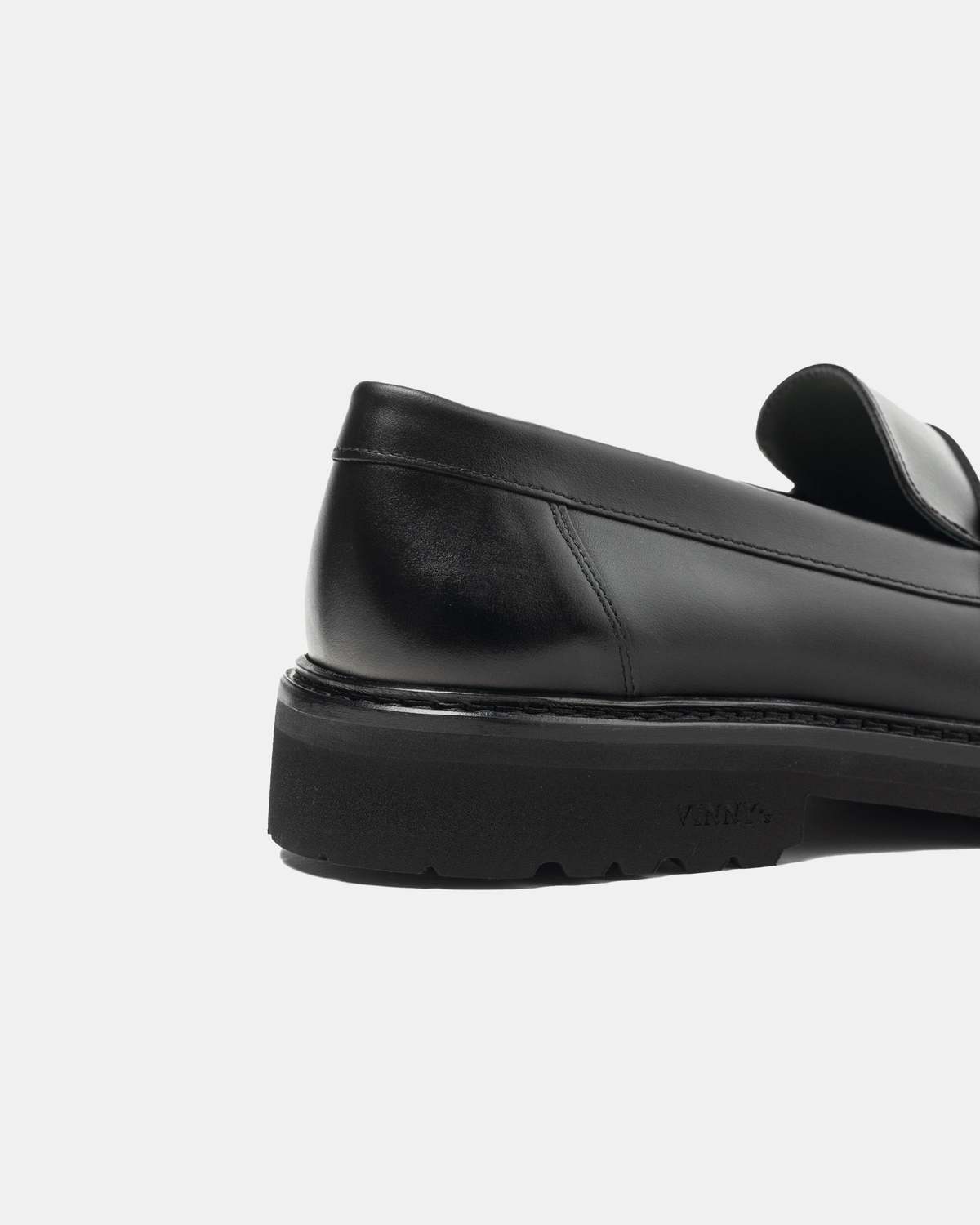 Vinny's Richee Penny Loafer - Black | Garmentory
