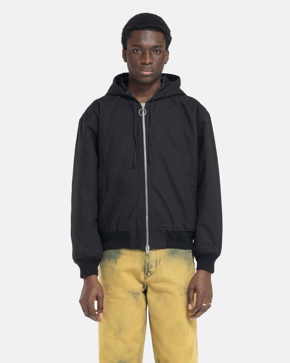 Acne Studios Ripstop Padded Jacket - Black | Garmentory
