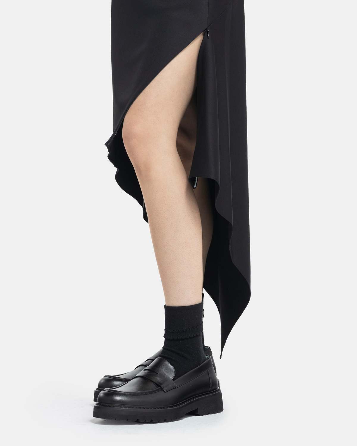 HELMUT LANG｜SKIRTS (Scarf Hem Skirt (O01HW302 001)) Helmut Lang Wind Skirt | HELMUTLANG.COM