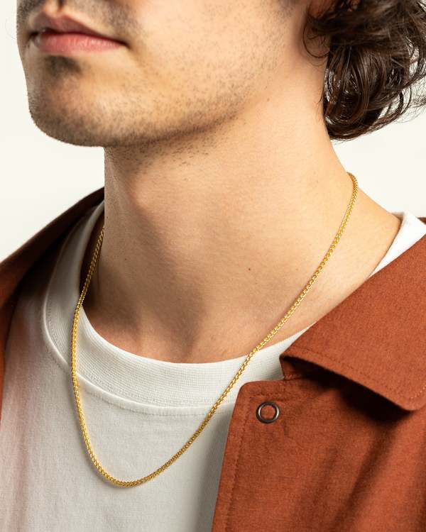 シンプル【Tom Wood】Spike Chain Gold 18inch Spike Chain Gold - Tom Wood Project Official Online Store