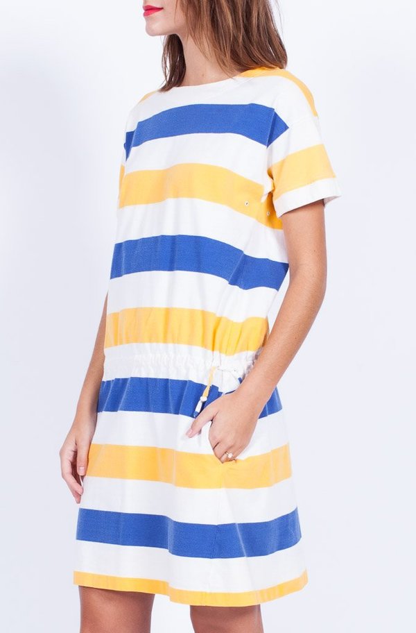 Yo Vintage! Stripe Cotton Dress - Small/Med Yo Vintage! Stripe Cotton Dress - Small/Med
