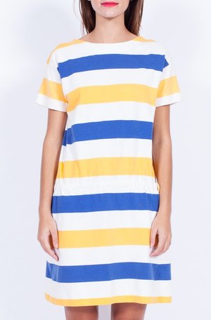 Yo Vintage! Stripe Cotton Dress - Small/Med Yo Vintage! Stripe Cotton Dress - Small/Med