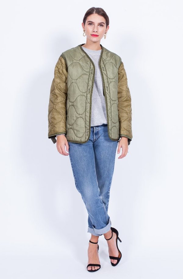 Yo Vintage! Two Tone Liner Jacket - Medium Yo Vintage! Two Tone Liner Jacket - Medium