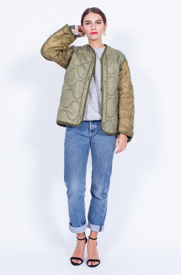 Yo Vintage! Two Tone Liner Jacket - Medium Yo Vintage! Two Tone Liner Jacket - Medium