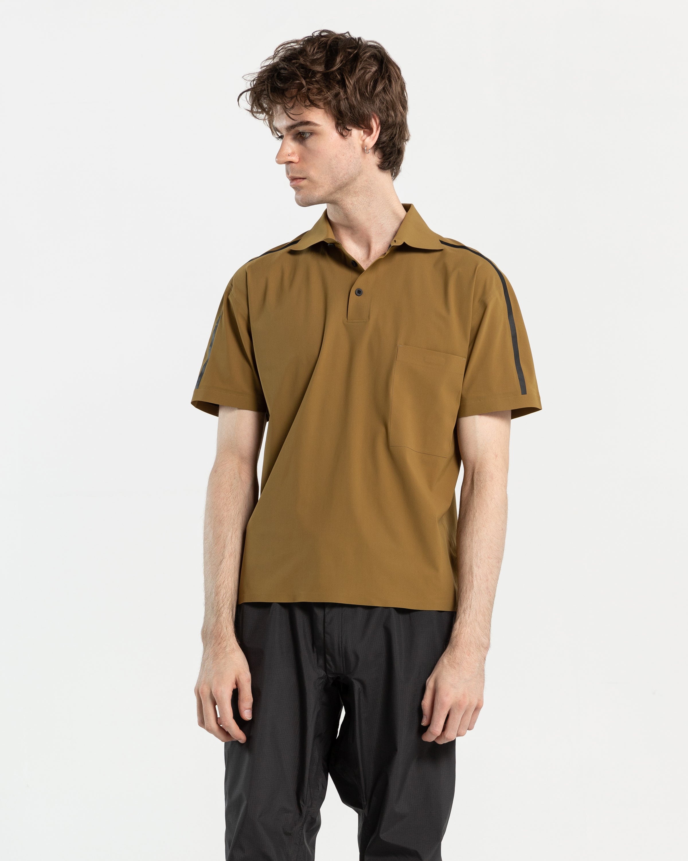 GR10K Taped Short Sleeve Ultrasound Polo - Green | Garmentory