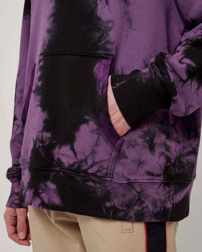 Just Don Team Of The Future Hoodie - Black/Fuchsia | Garmentory