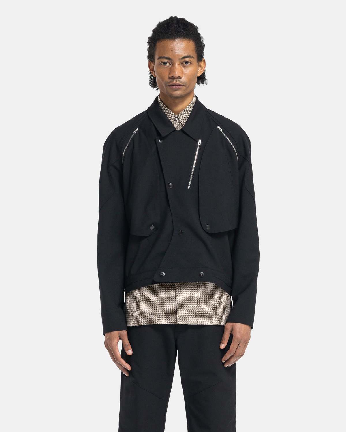 kiko kostadinov Tonino Utility Jacket - Night Black | Garmentory
