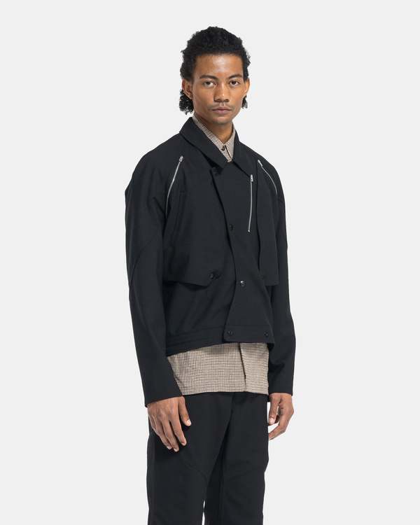 kiko kostadinov Tonino Utility Jacket - Night Black | Garmentory