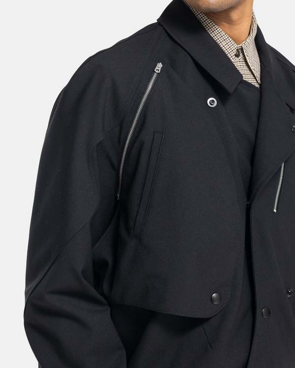 kiko kostadinov Tonino Utility Jacket - Night Black | Garmentory