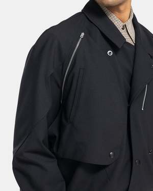 kiko kostadinov Tonino Utility Jacket - Night Black | Garmentory