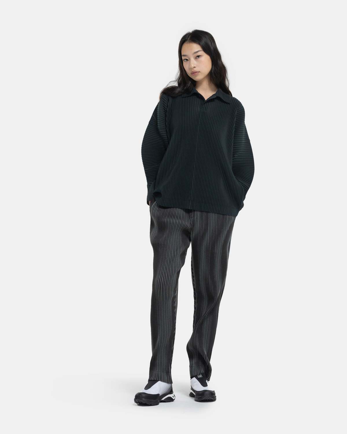 Fern Tweed Pleated Pants main image 0