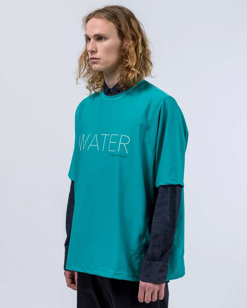 Fumito Ganryu Water T-Shirt - Blue Green