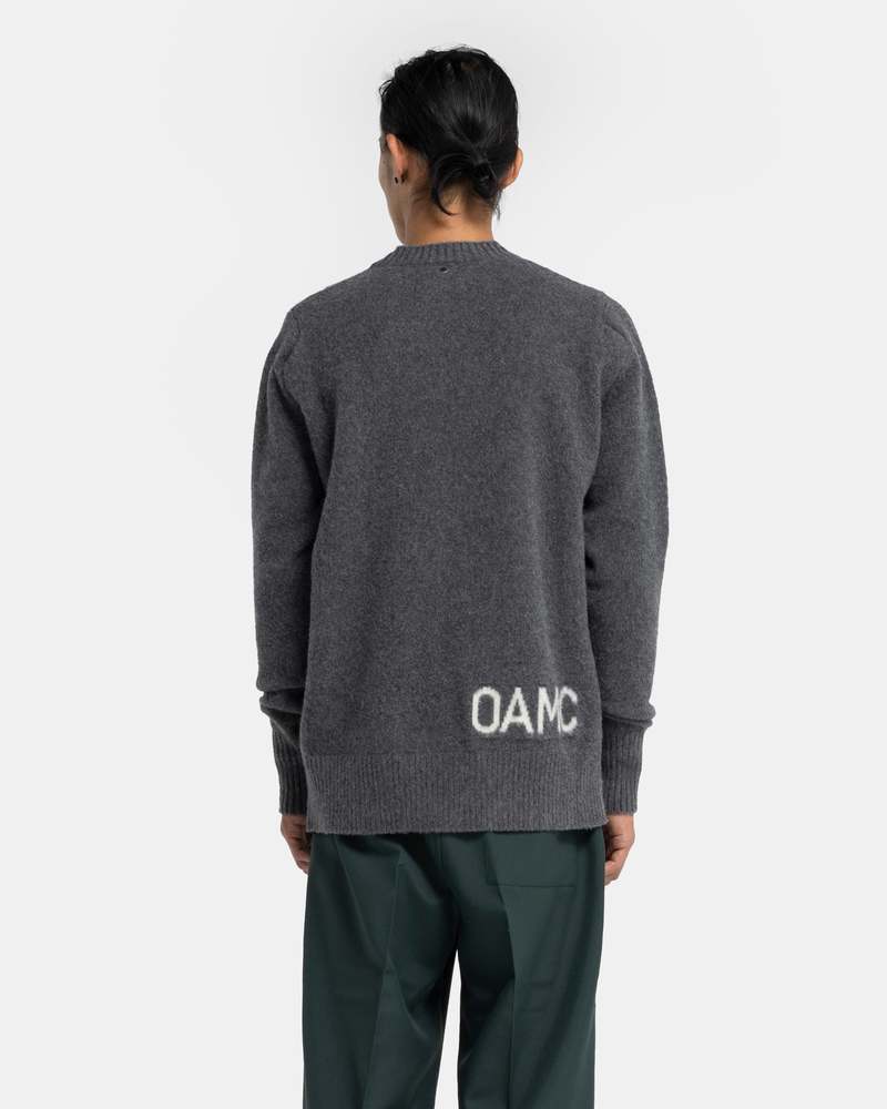 トップス OAMC Whistler Crewneck Sweater Brown Men's Fuzzy Hoodies Comfy Soft Fall Winter Fleece Crewneck
