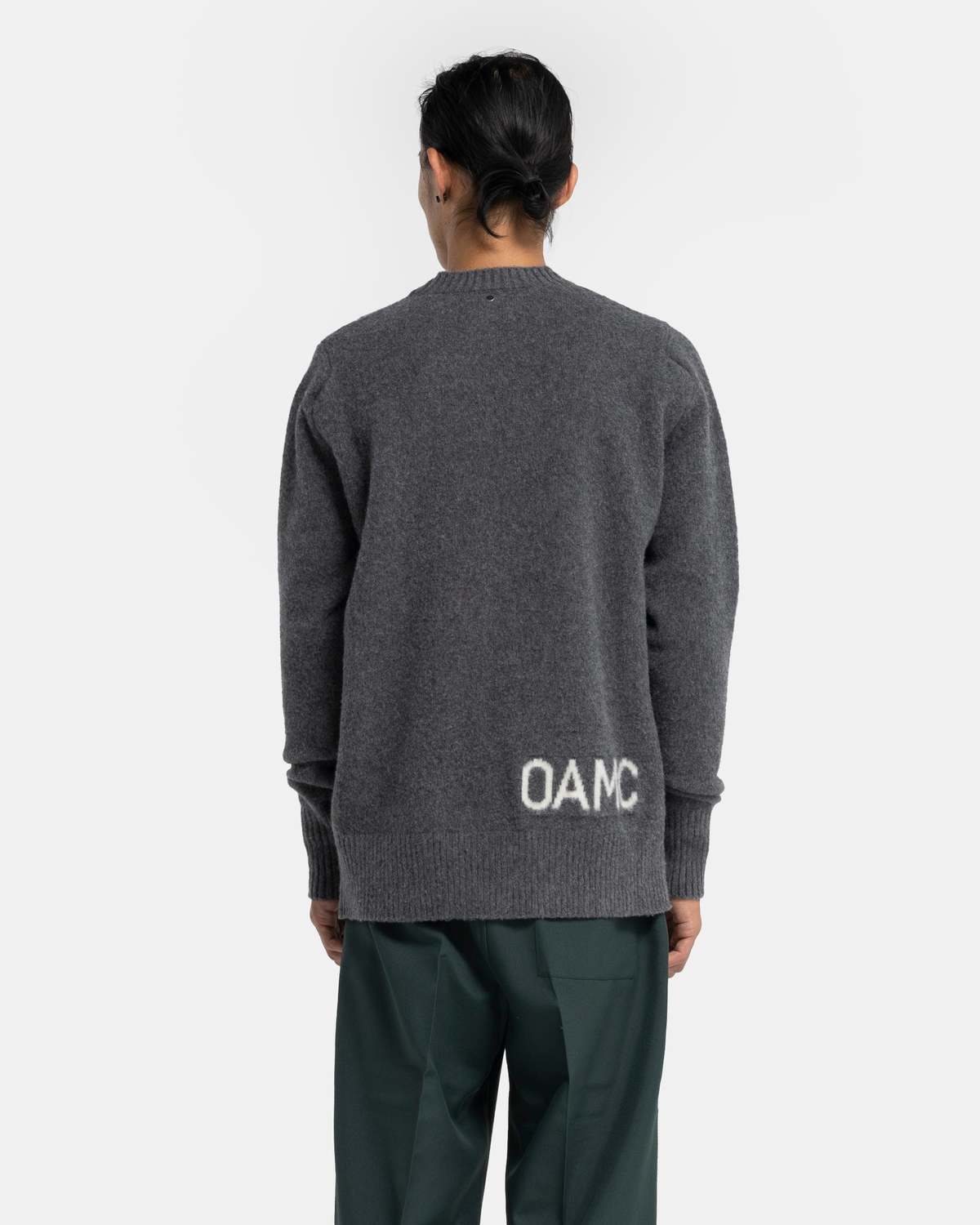OAMC Whistler Crewneck - Natural Stone Grey | Garmentory