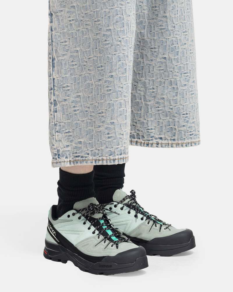 スニーカー Salomon XALP LTR Black Green Miliu Bay SALOMON X-ALP LTR shoes - Black/Green Milieu/Bay | Garmentory