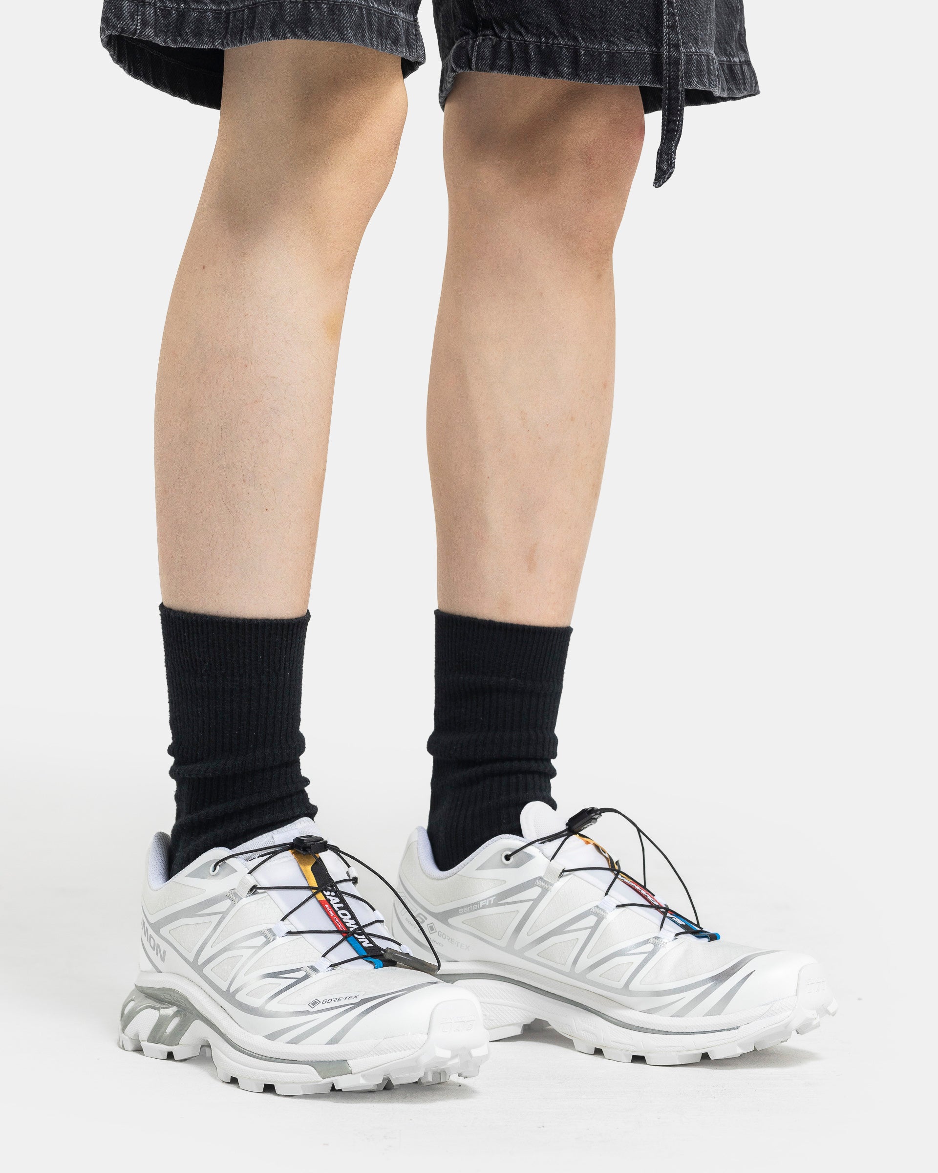 スニーカー SALOMON XT-6 GTX SNEAKERS WHITE/SILVER Salomon Advanced XT-6 GTX | White/White/FTW Silver | Canoe Club