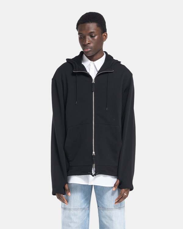 Helmut Lang Zip Hoodie - Black | Garmentory