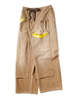 Kapital Canvas W Knee EASY Baggy BANANA Patch Remake Pants - GOLD - Thumbnail 5