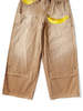 Kapital Canvas W Knee EASY Baggy BANANA Patch Remake Pants - GOLD - Thumbnail 6
