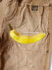 Kapital Canvas W Knee EASY Baggy BANANA Patch Remake Pants - GOLD - Thumbnail 7