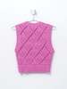 Ganni Cotton Rope Short Vest - Rose Violet - Thumbnail 2