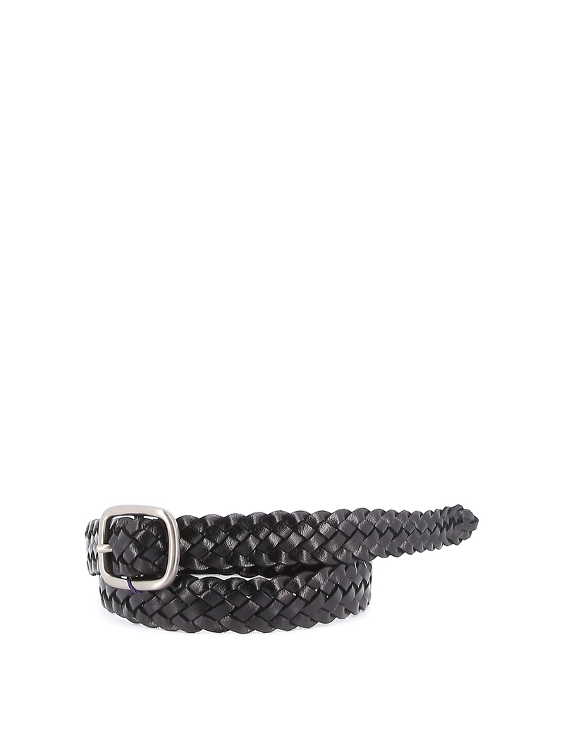 Anderson's Leather Braid Belt - Black