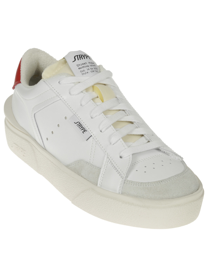 スニーカー STRYPE 40243 ST1001 (47920) STRYPE ST1001 Sneaker - White/Red | Garmentory