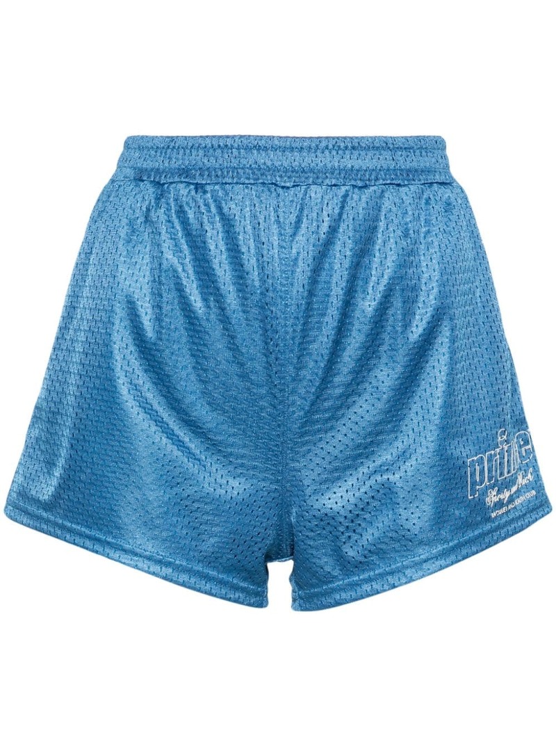 SPORTY&RICH Prince Health Mesh Disco Shorts - LAPIS | Garmentory