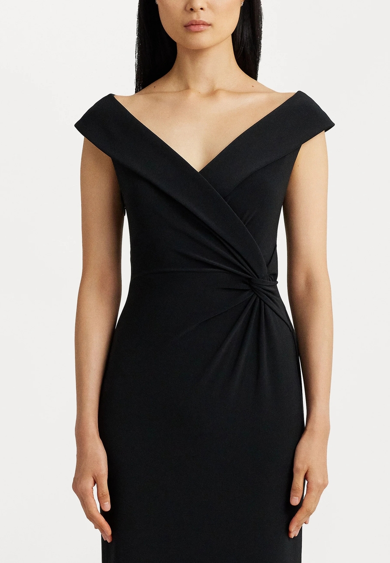 【送料&関税込】Ralph Lauren Leonidas Sleeveless Gown Lauren Ralph Lauren Leonidas Sleeveless Gown - Black
