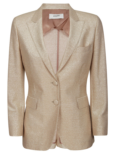 ジャケット SAULINA MILANO JACKET VELVET (46139) Saulina Milano Antonia - Single-breasted Velvet Jacket
