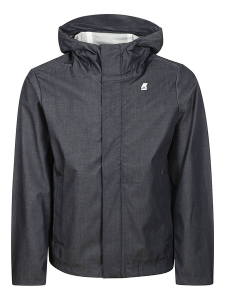 アウターその他 K-WAY OPHIEL DENIM 3L (33305) Jackets Woman OPHIEL DENIM 3L Short BLUE DENIM