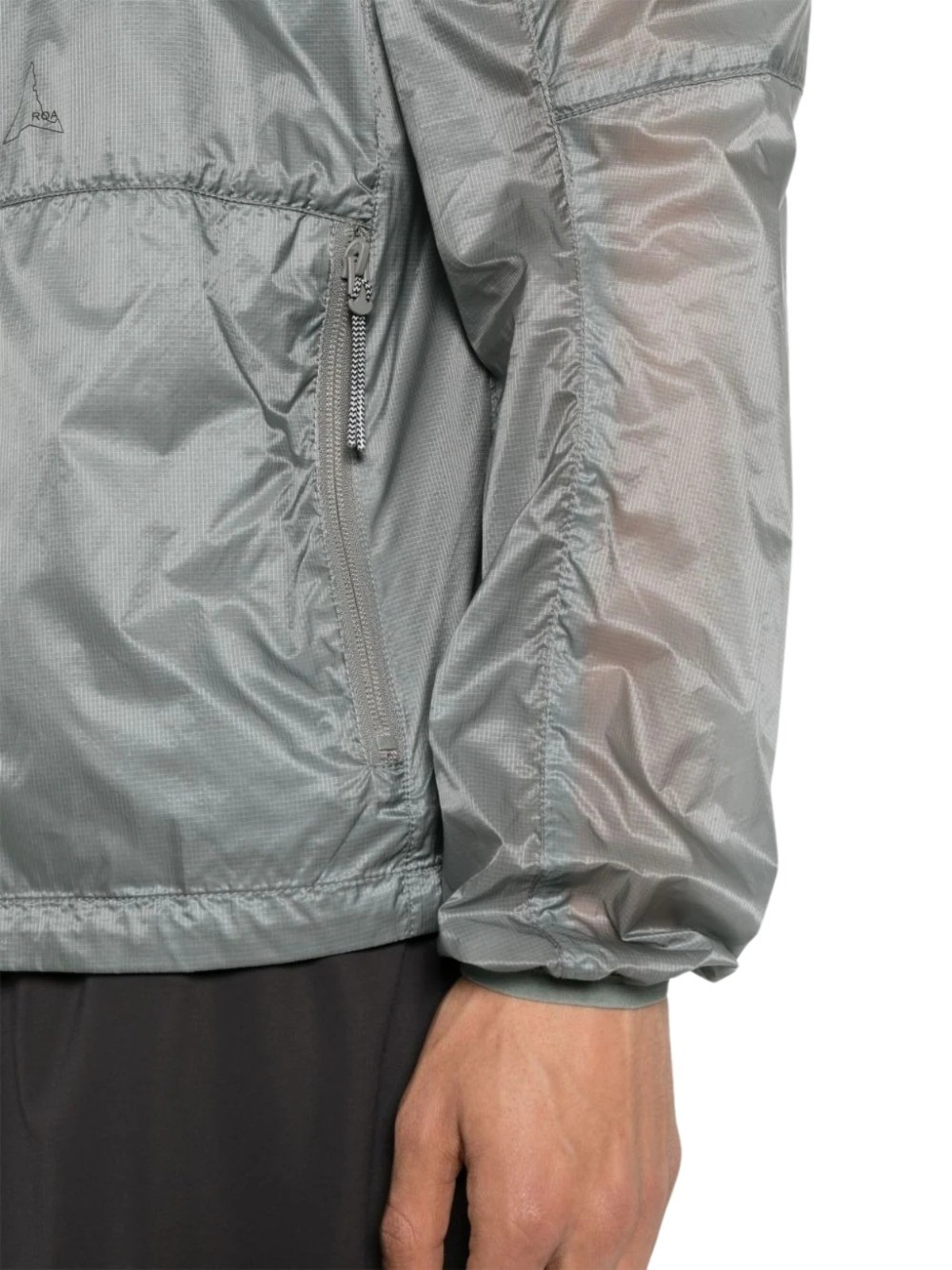 ROA Synthetic Transparent Jacket - MIRIAGE GREY | Garmentory