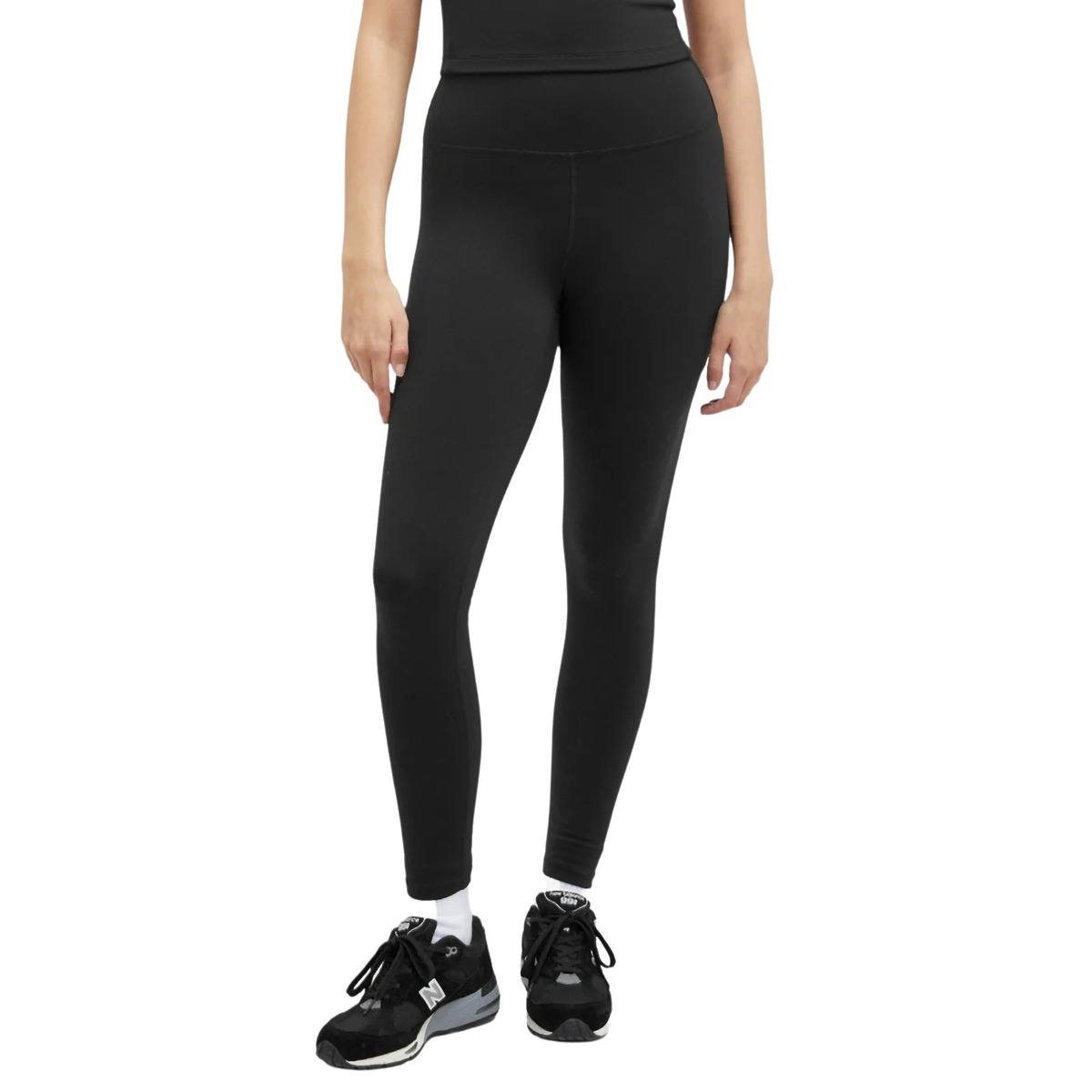 SPORTY & RICH Bold Logo Leggings - Black | Garmentory