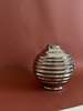 Vintage ridged vase - Silver - Thumbnail 2