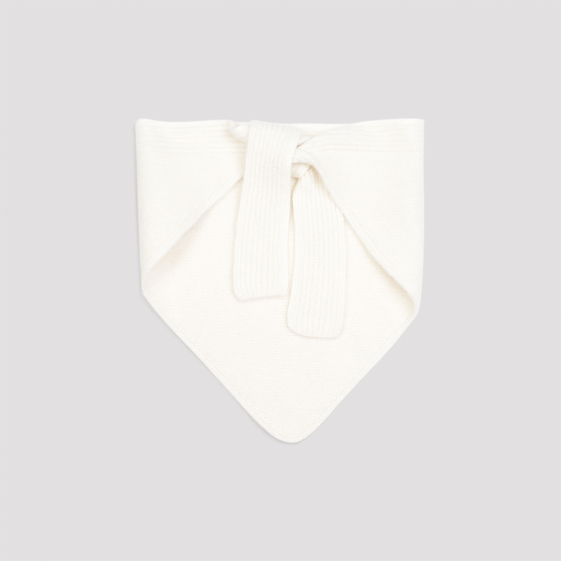 Jacquemus Le Chale Gros Grain Scarf - Off White | Garmentory